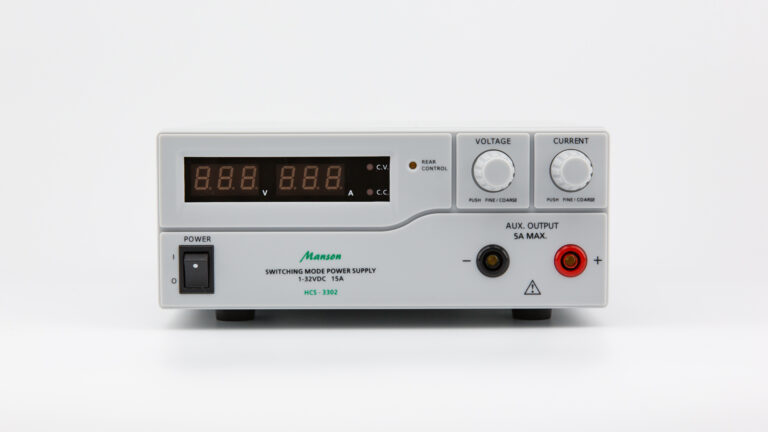 HCS3300-USB 1-16V 0-30A POWER SUPPLY SWITCHING 3 DIGI LED W/USB MANSON HCS-3300-USB main image 1